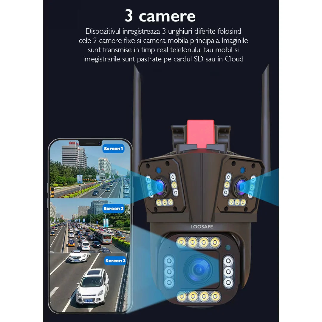 camera de supraveghere wifi cartela