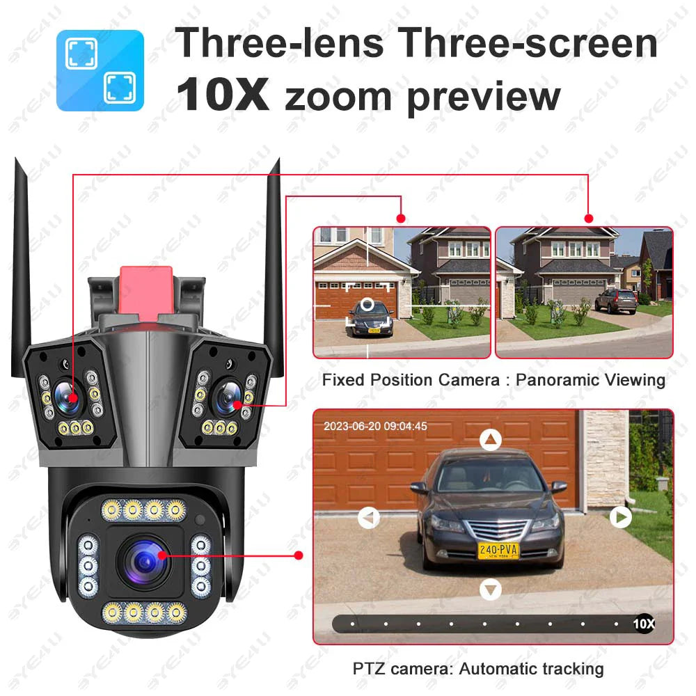 camera de supraveghere zoom x10