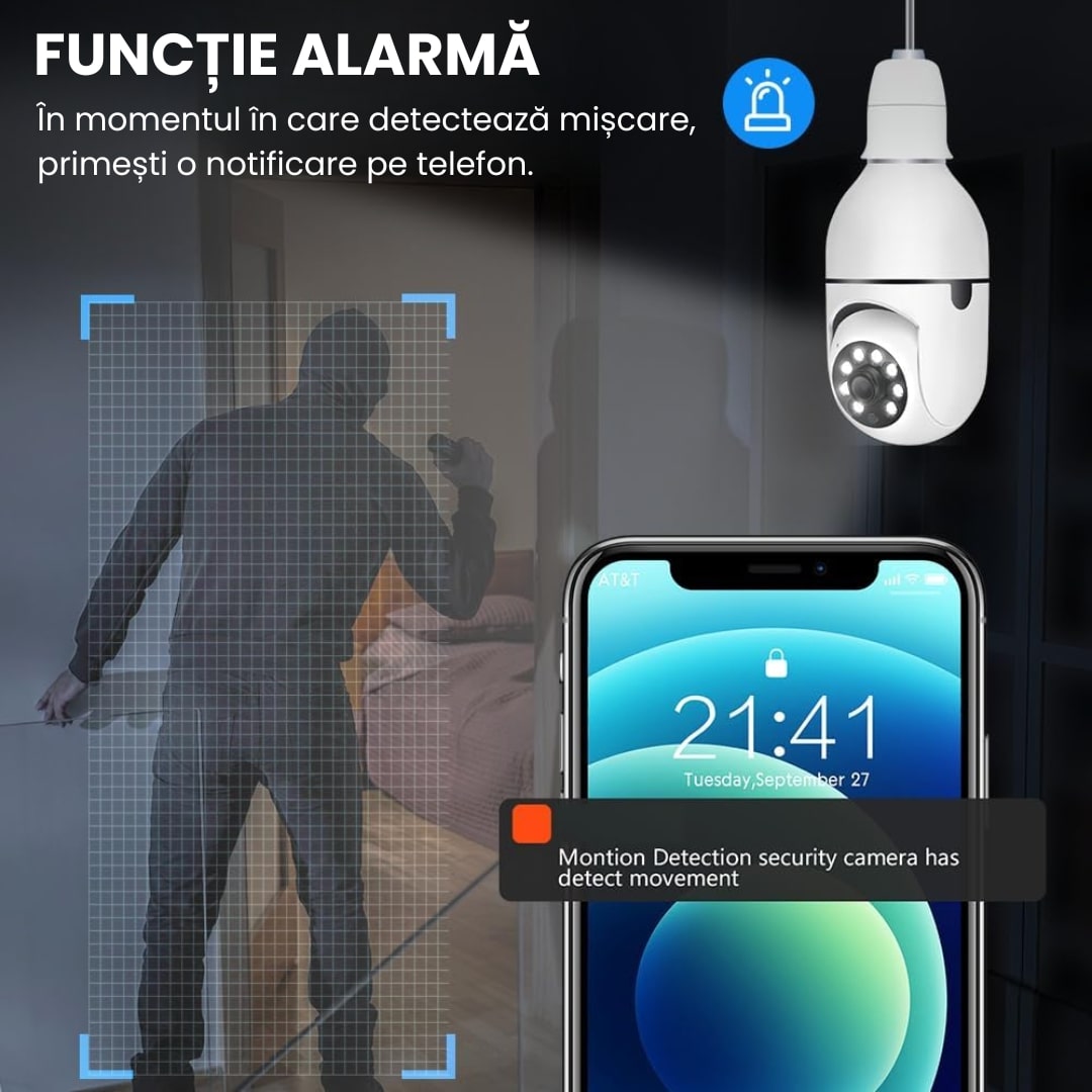 camera supraveghere cu alarma