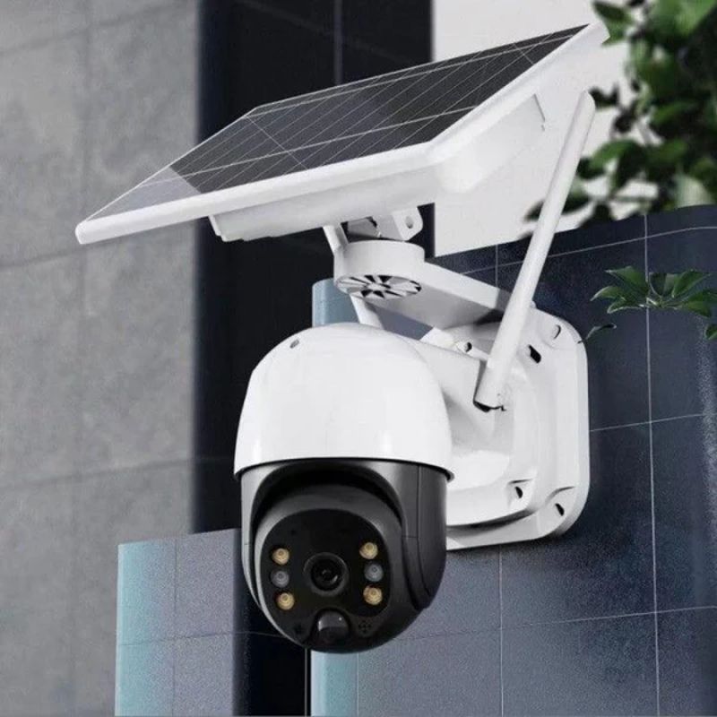 camera supraveghere cu panou solar