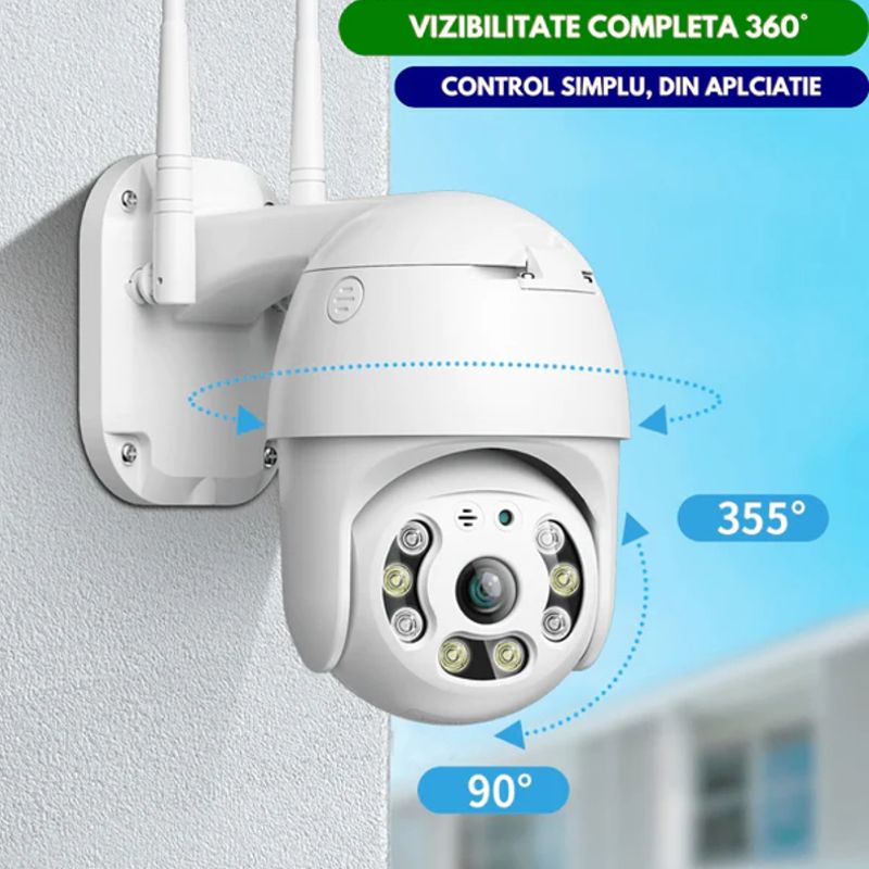camera supraveghere video exterior wifi